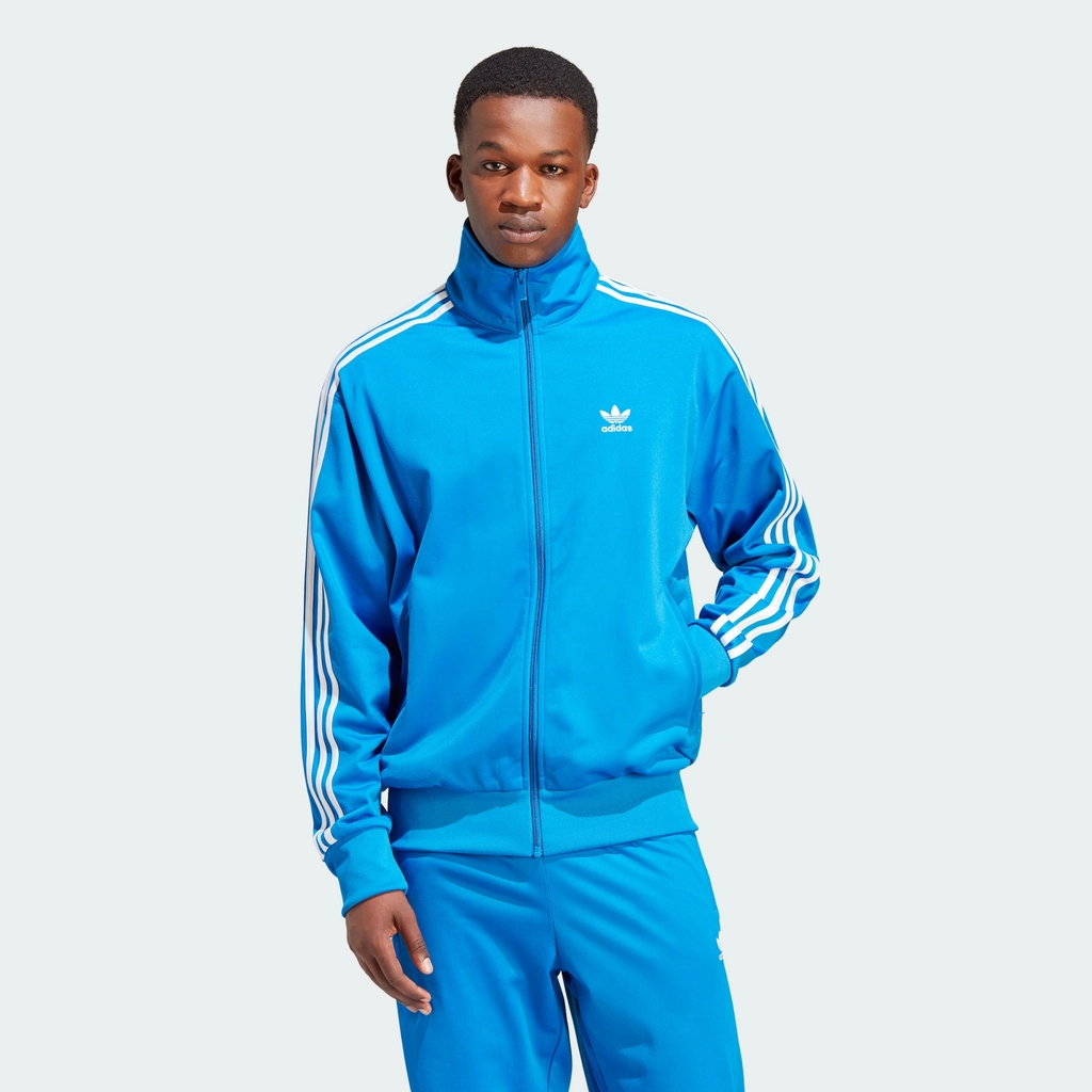 Adidas Originals Mens Adicolor Classics Firebird Track Top - Blue Recycled Material - Size Small